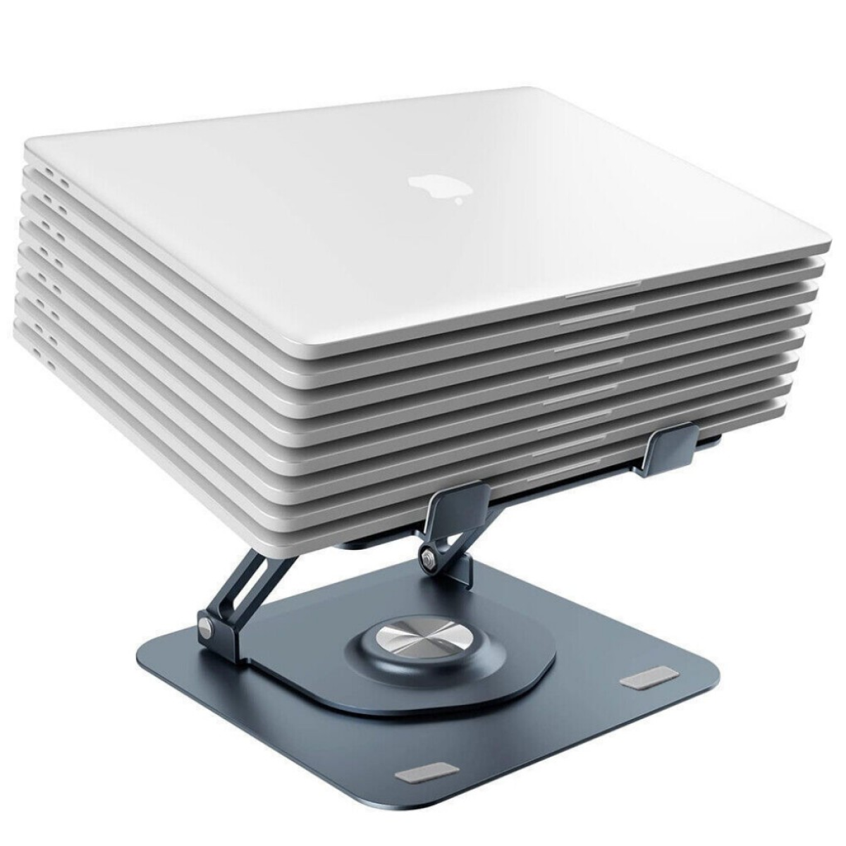 360° Rotating Ergonomic Laptop Riser on Heavy-Duty Aluminium Stand - Image 6