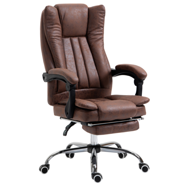 Workstation Heated Massage Reclining Chair with Footrest