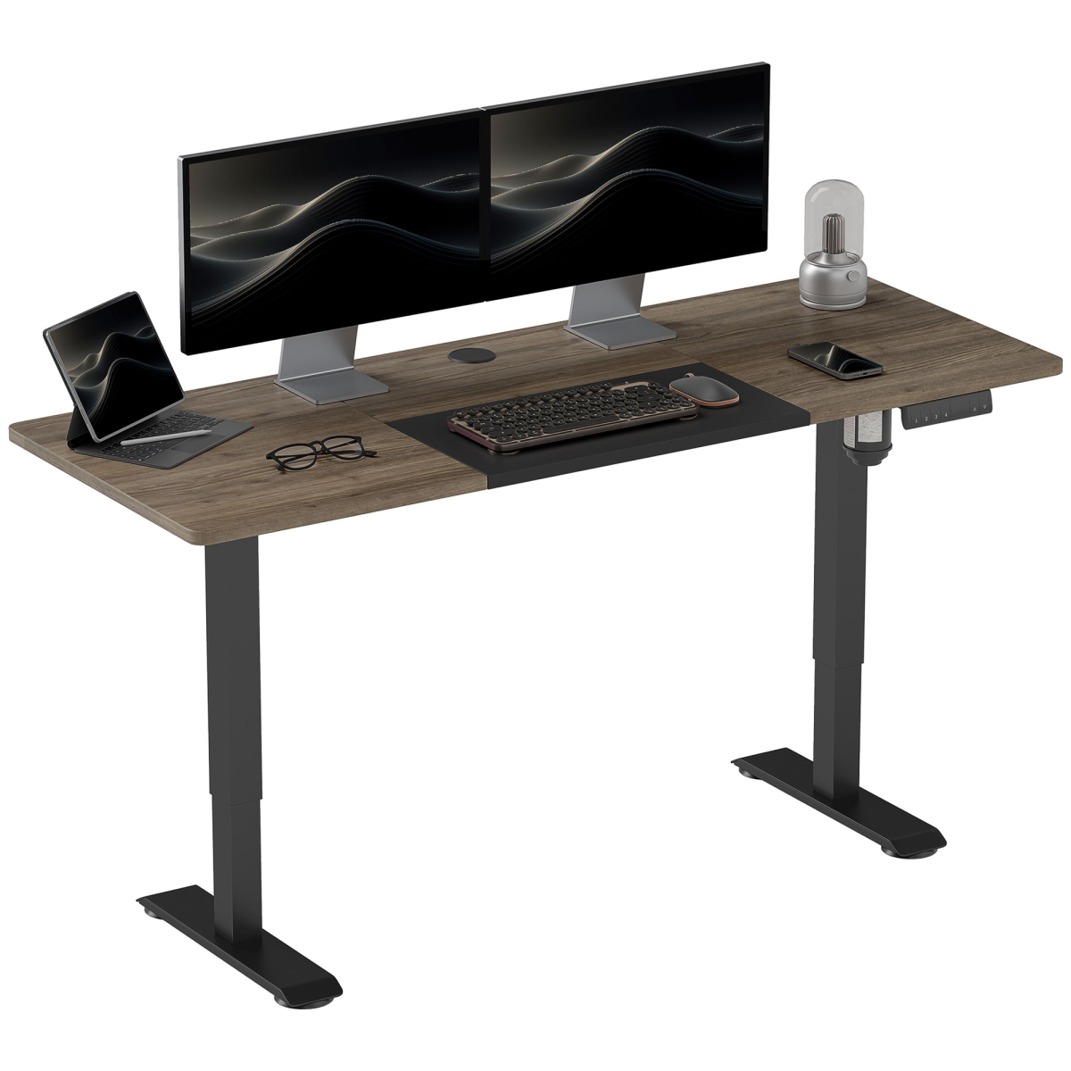 Executive Motorised Sit-Stand Desk with Memory Presets